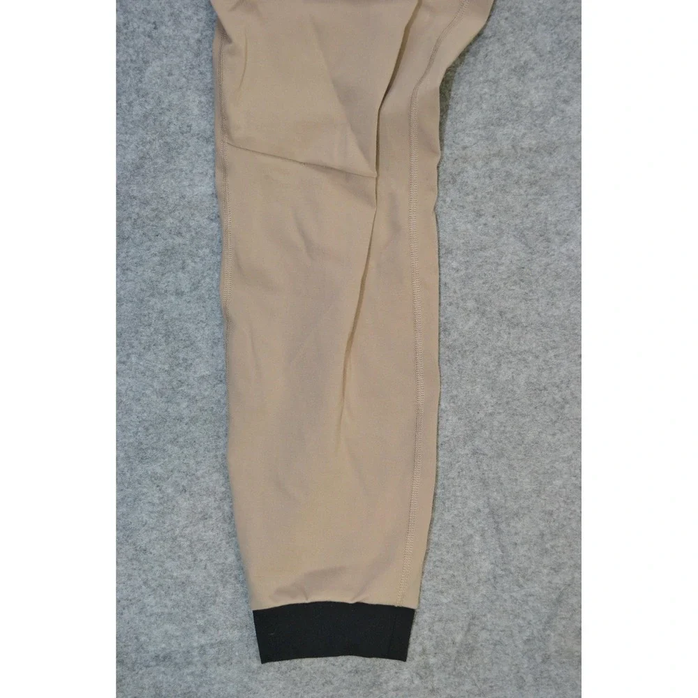 BYLT Premium Jogger Pants Mens XL Khaki Tan Zip Pocket‎ Drawstring Tapered Cuff